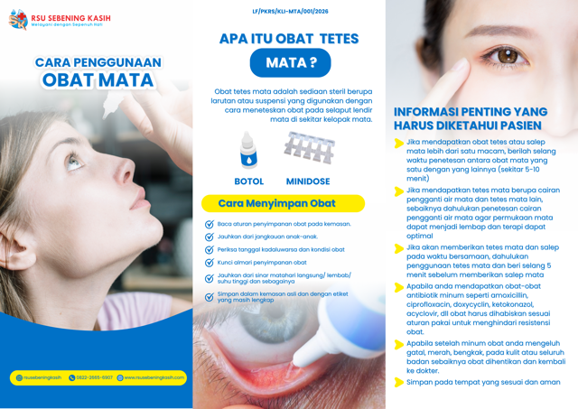 Cara Penggunaan Obat Tetes & Salep Mata