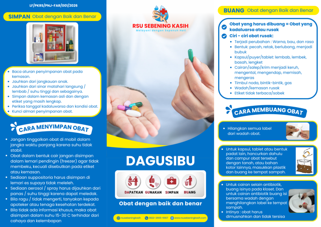 DAGUSIBU (Dapatkan, Gunakan, Simpan, Buang Obat)