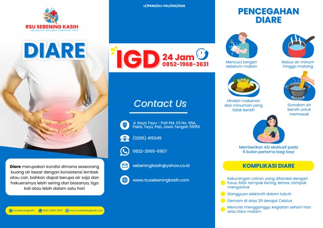 Diare Dewasa & Pencegahan Dehidrasi