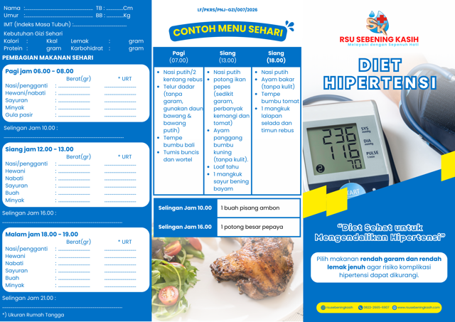 Diet Rendah Garam untuk Penderita Hipertensi