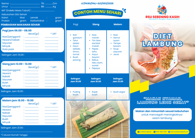 Diet Sehat Lambung (Maag & GERD)