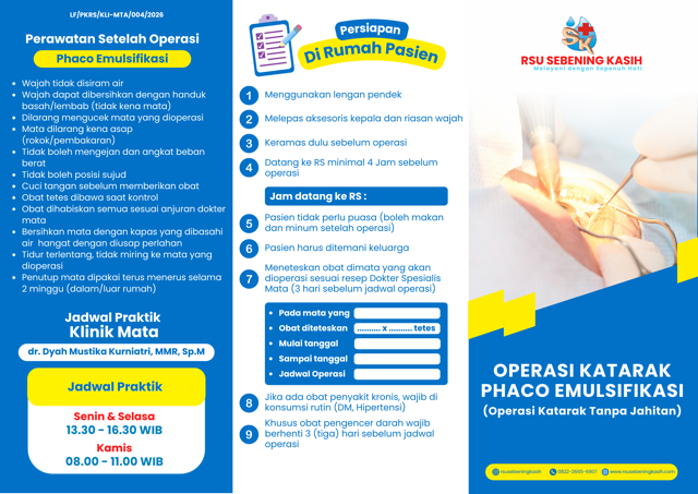 Operasi Katarak Modern Teknik Phacoemulsifikasi
