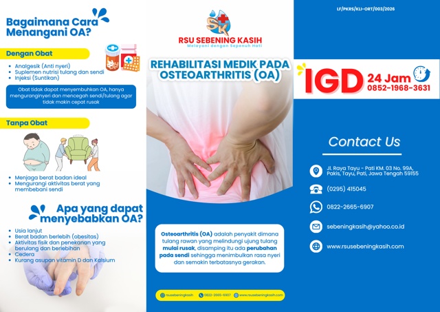 Osteoarthritis (OA) Nyeri Sendi Lutut