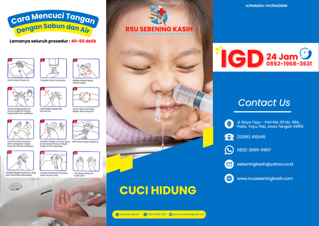 Panduan Cuci Hidung (Nasal Irrigation NaCl)