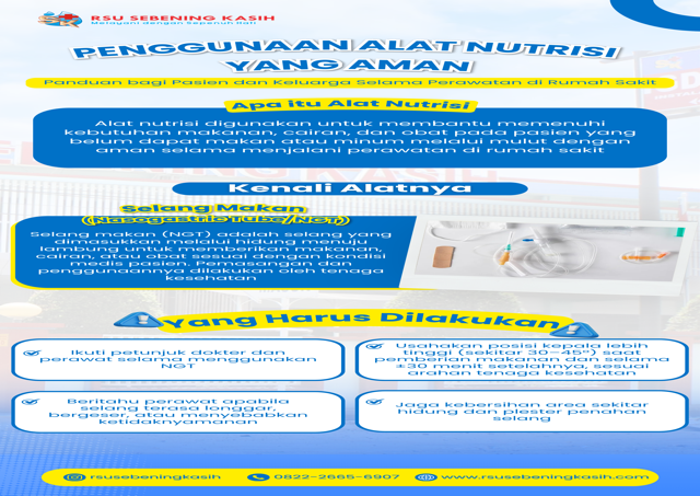 Penggunaan Alat Bantu Nutrisi (NGT) yang Aman