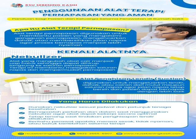 Penggunaan Alat Terapi Pernapasan (Nebulizer) yang Aman