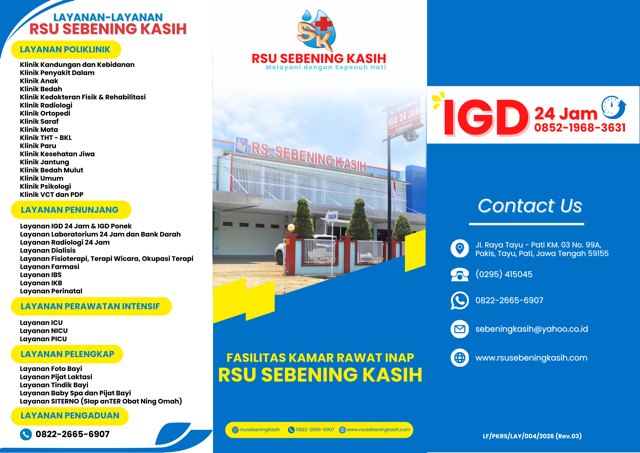 Profil Fasilitas Sarana & Prasarana RSBK